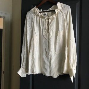 Cream blouse